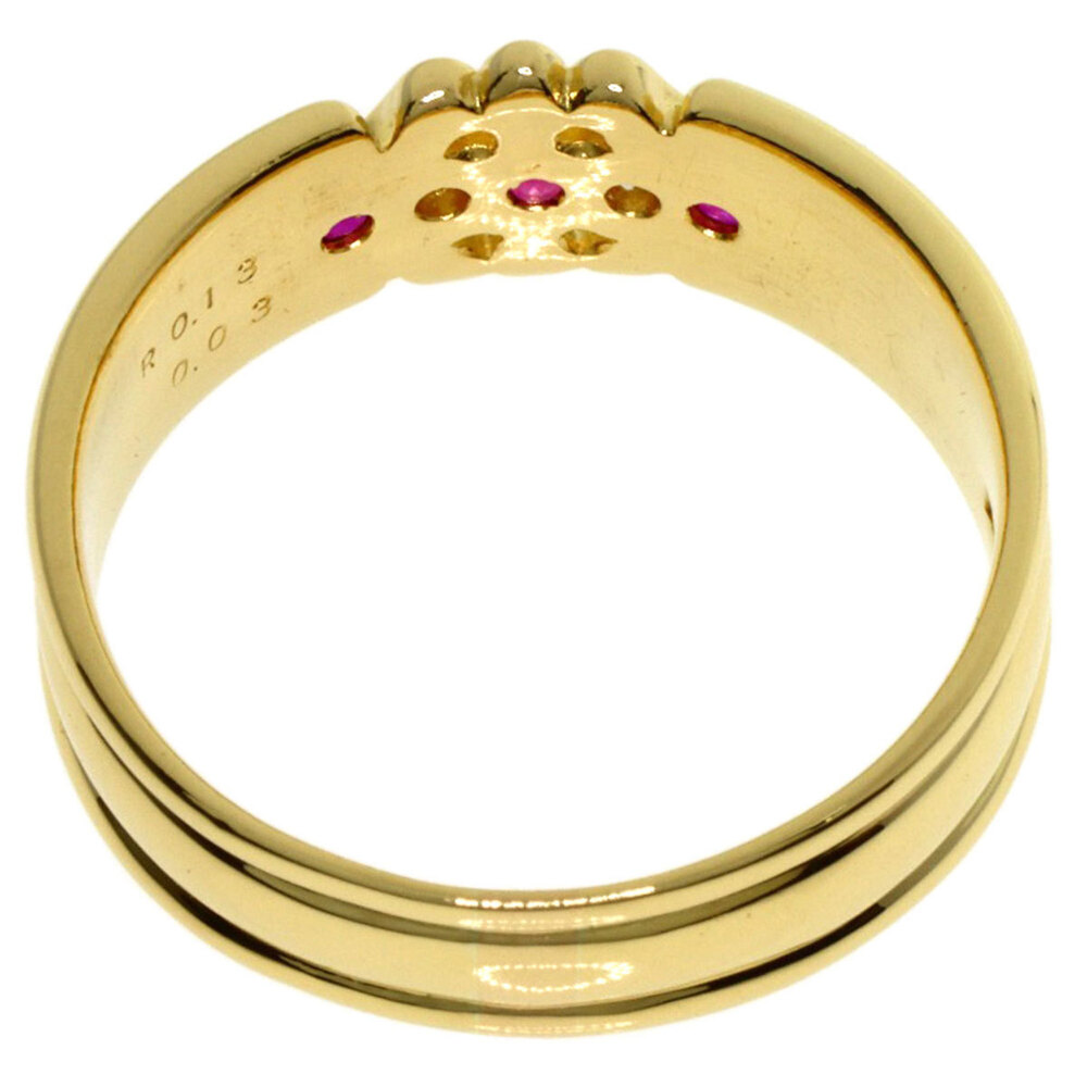 Burberry Ruby And Diamond Ring In 18k Yellow Gold… - image 4